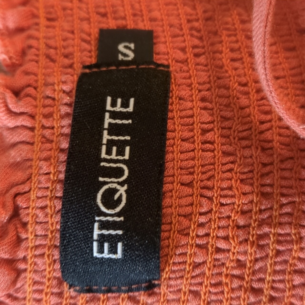 Etiquette Romper size S color dark orange - Picture 4 of 6